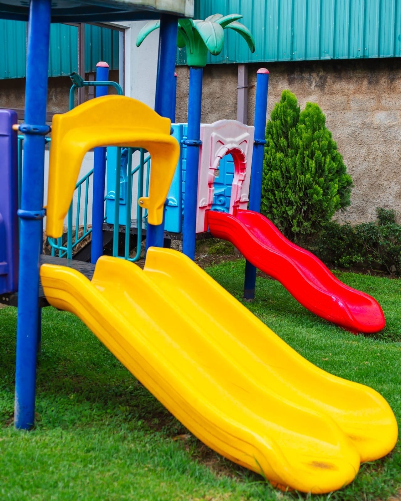Children's play area on the grounds of The Starbucks Hotel, Eldoret