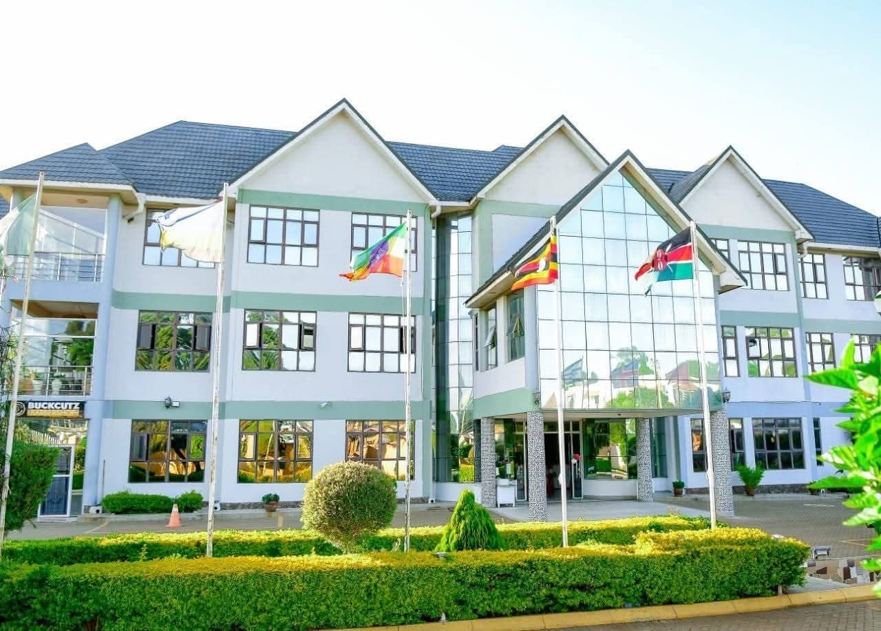 Front entrance of The Starbucks Hotel & Restaurant, Eldoret